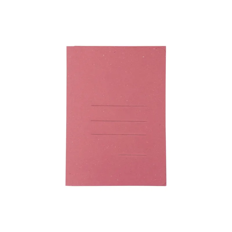 50-Cartelle-con-3-Lembi-in-Robusto-Cartoncino-da-180gr-Colore-Rosso