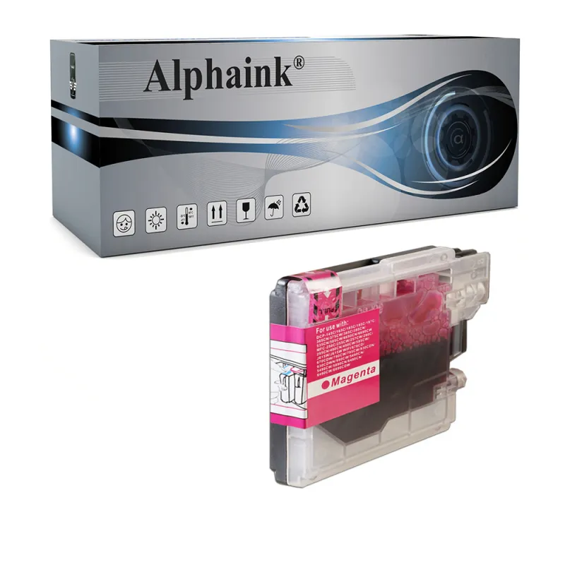 Vendita Online Cartuccia Brother LC-980M Magenta Compatibile - Alphaink