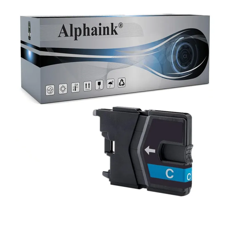 Acquista Cartuccia Brother LC-985C Ciano Compatibile - Alphaink
