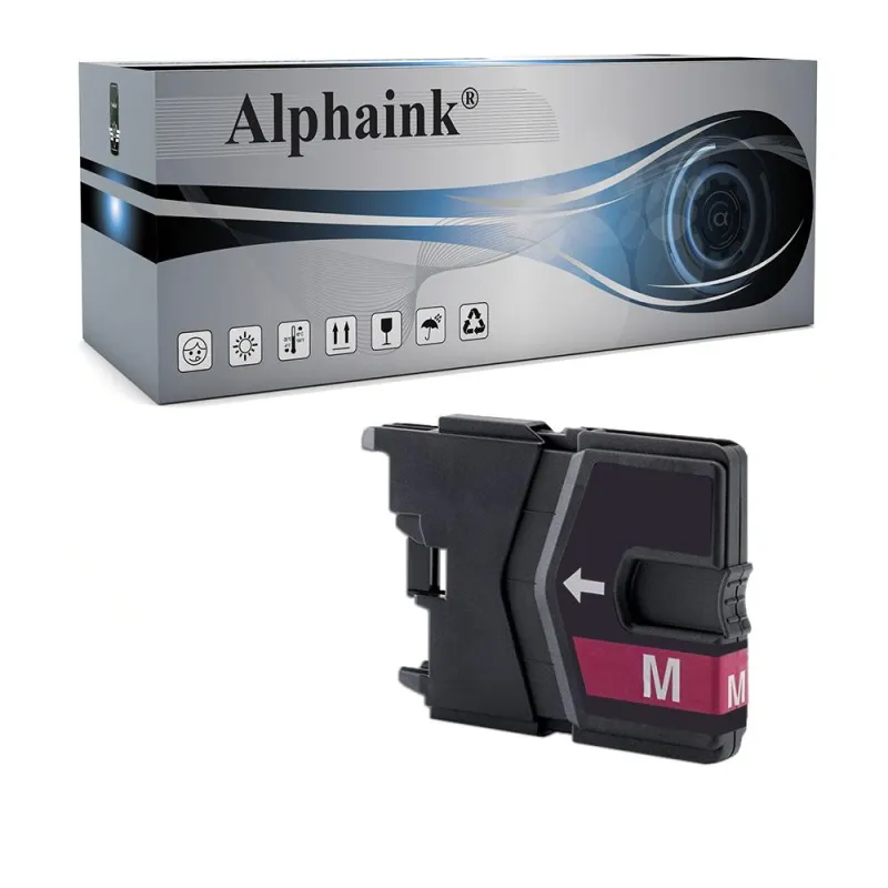 Cartuccia Brother LC-985M Magenta Compatibile al miglior prezzo - Alphaink