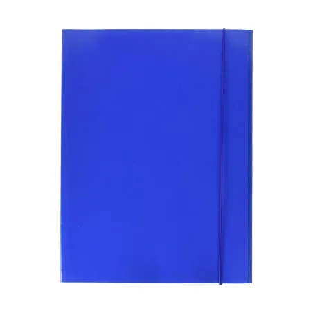 Esselte-Cartella-a-3-Lembi-Realizzata-in-Cartoncino-da-550-gr-con-Elastico-Colore-Blu-confezione-da-5