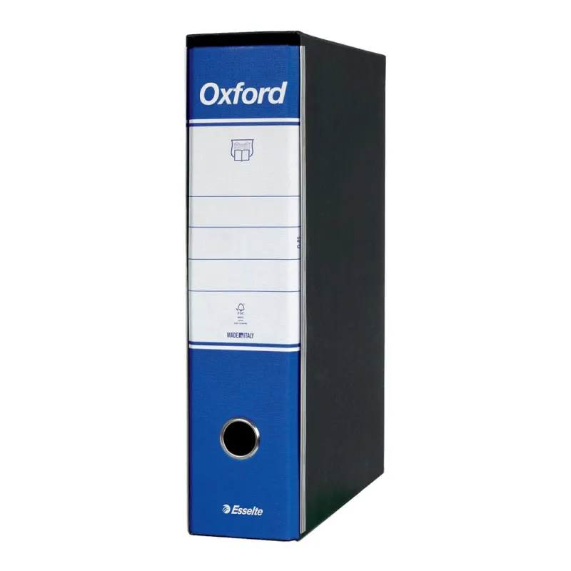 Esselte-Oxford-Registratore-Archivio-Dorso-8-cm-Colore-Blu-confezione-da-6