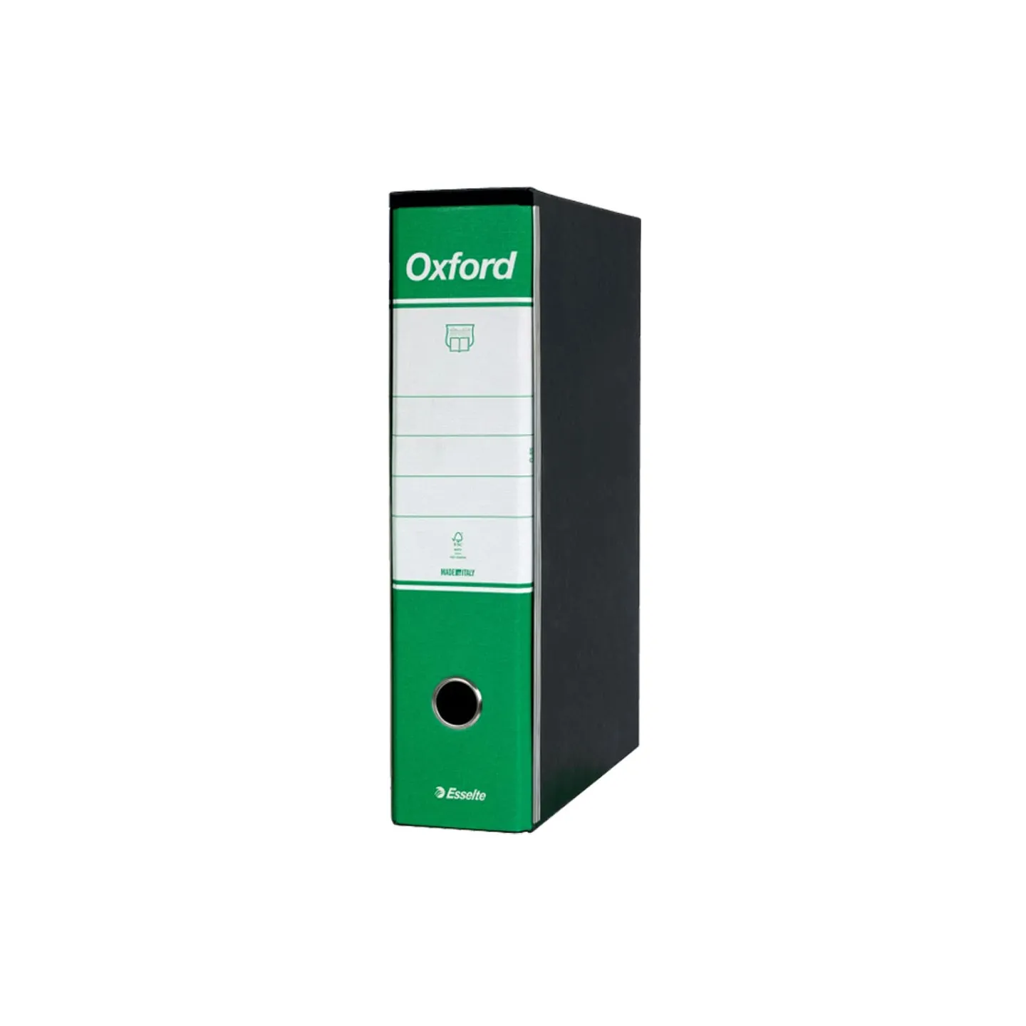 Esselte-Oxford-Registratore-Archivio-Dorso-8-cm-Colore-Verde-confezione-da-6