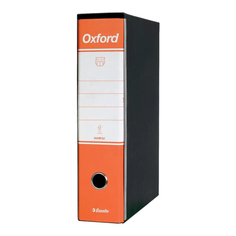 Esselte-Oxford-Registratore-Archivio-Dorso-8-cm-Colore-Arancione-confezione-da-6