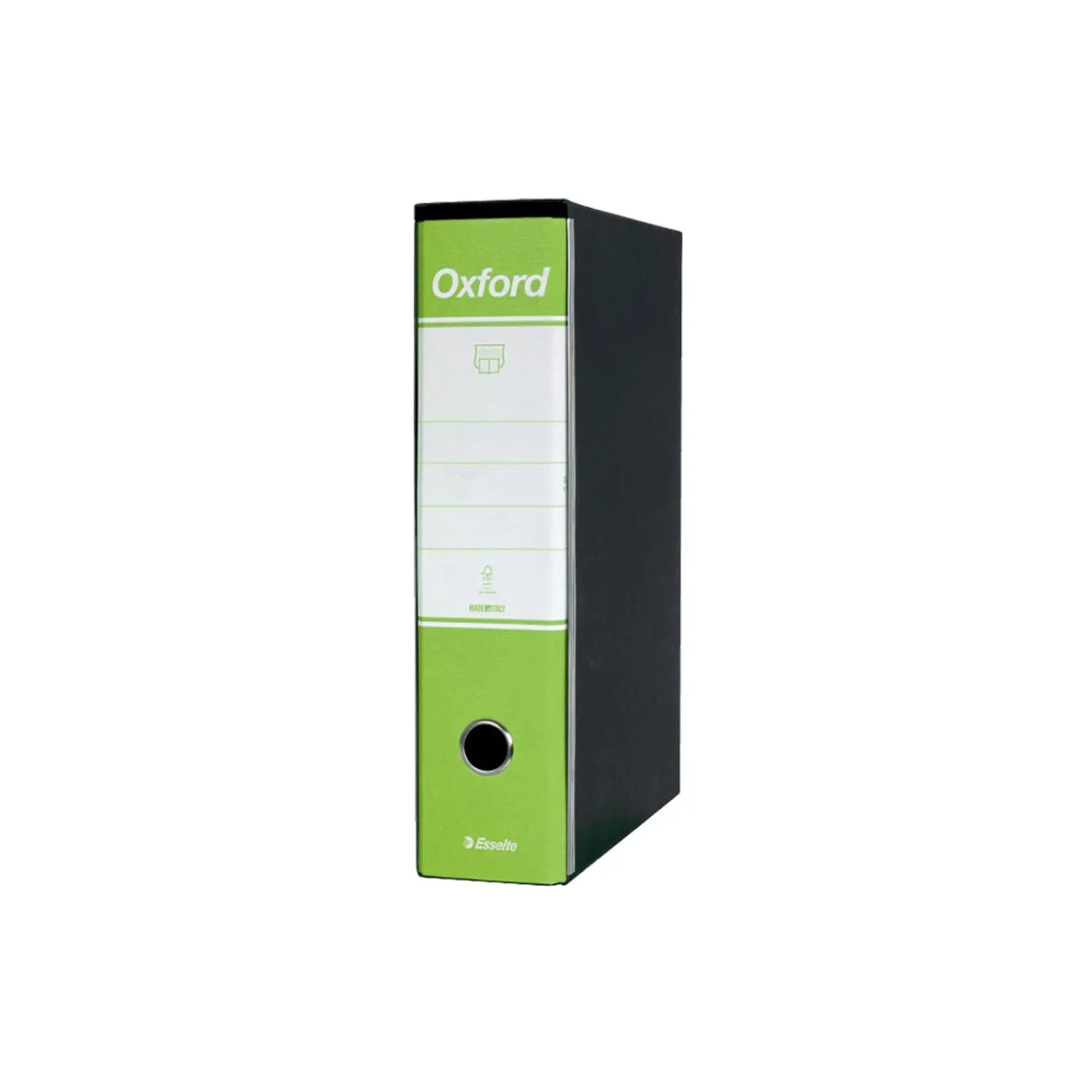 Esselte-Oxford-Registratore-Archivio-Dorso-8-cm-Colore-Lime-confezione-da-6