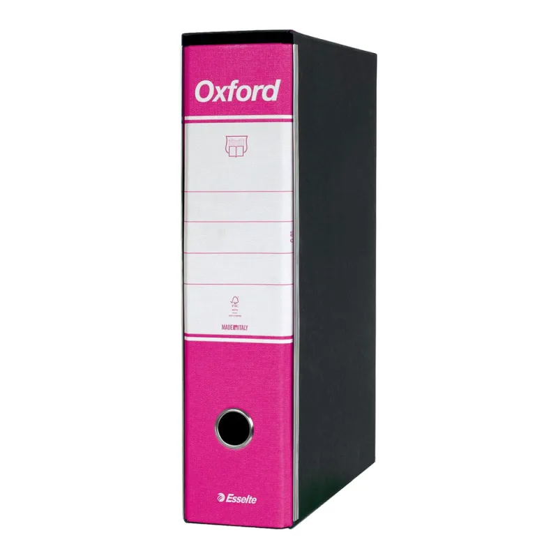 Esselte-Oxford-Registratore-Archivio-Dorso-8-cm-Colore-Fucsia-confezione-da-6