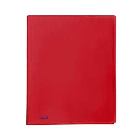 Portalistino-Favorit-Formato-A4-40-Buste-Trasparenti-Finitura-in-Buccia-d'Arancia-Colore-Rosso