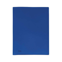 Portalistino-Favorit-Formato-A4-40-Buste-Trasparenti-Finitura-in-Buccia-d'Arancia-Colore-Blu