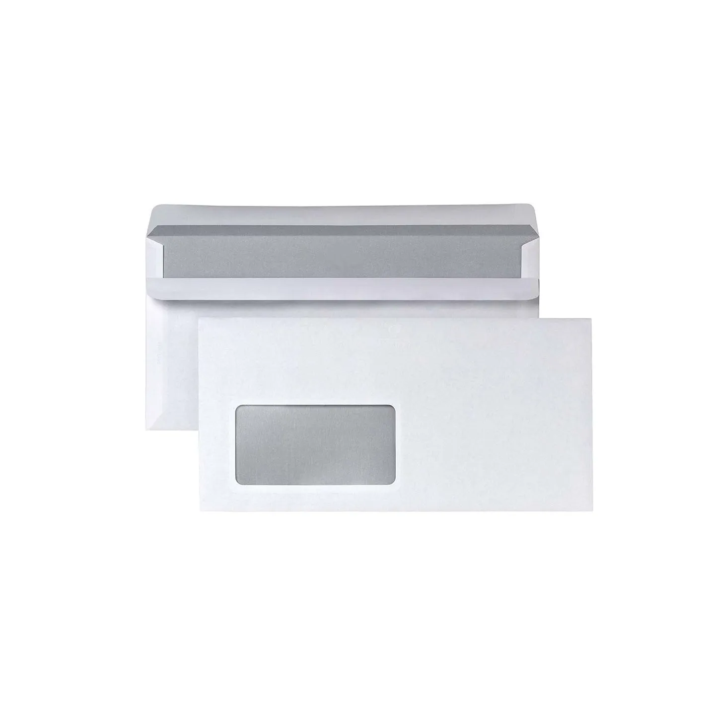 Buste-Bianche-Blasetti-11x23-cm-Con-Finestra-Autoadesiva-Confezione-da-25