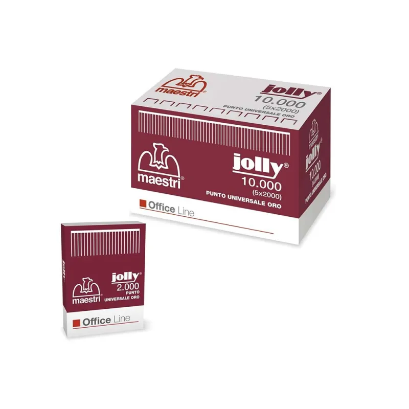 Punti-Metallici-per-Cucitrice-Jolly-Oro-Passo-6-mm-