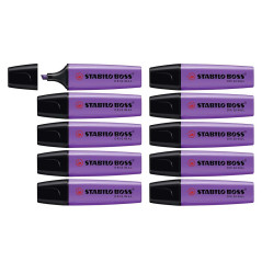 Evidenziatore-Stabilo-Boss-Original-Confezione-da-10-Colore-Lavanda