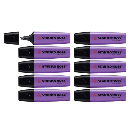 Evidenziatore-Stabilo-Boss-Original-Confezione-da-10-Colore-Lavanda