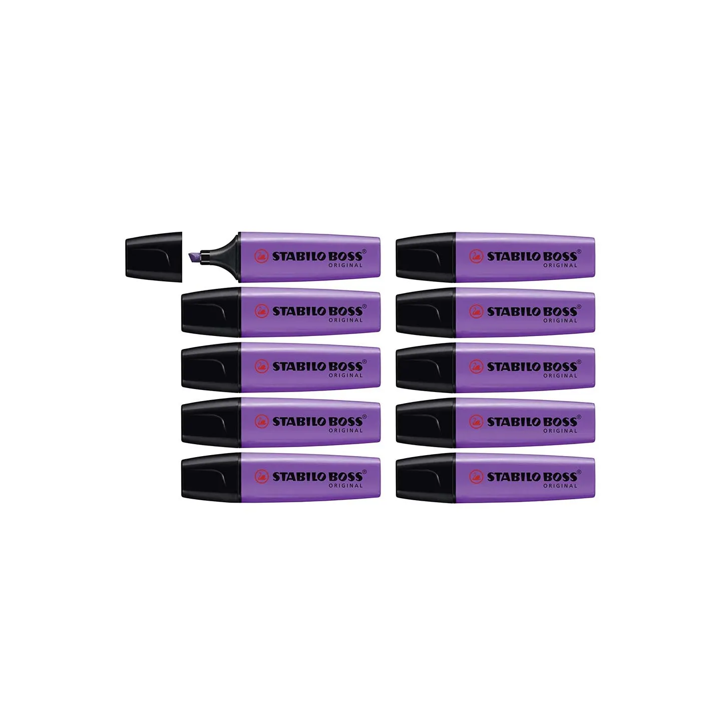 Evidenziatore-Stabilo-Boss-Original-Confezione-da-10-Colore-Lavanda