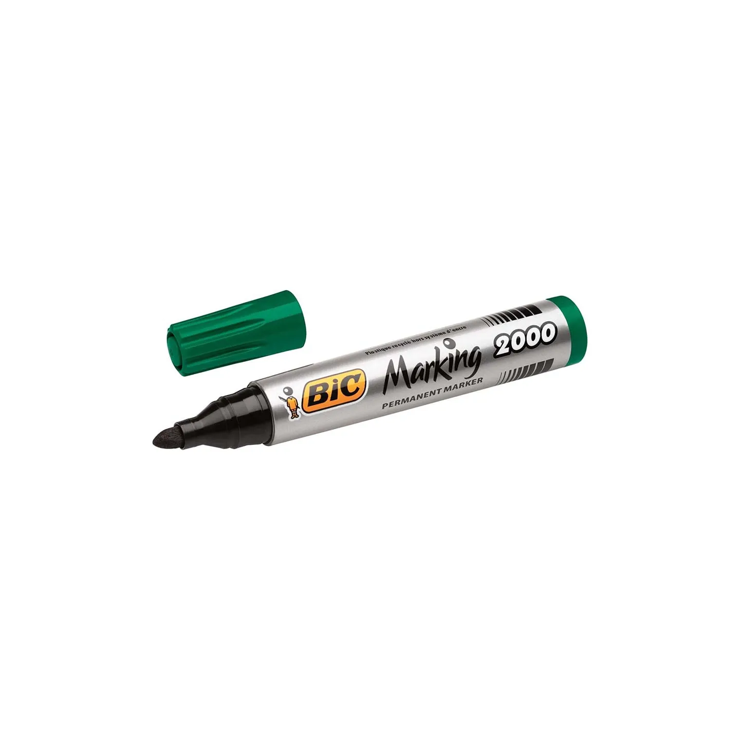 BIC-Marking-2000-Pennarelli-Indelebili-Colore-Verde-Punta-Tonda-17-mm-Confezione-da-12-Marcatori
