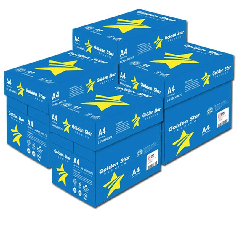 Carta per fotocopie A4 Golden Star | 20 Risme | 75 gr - Alphaink