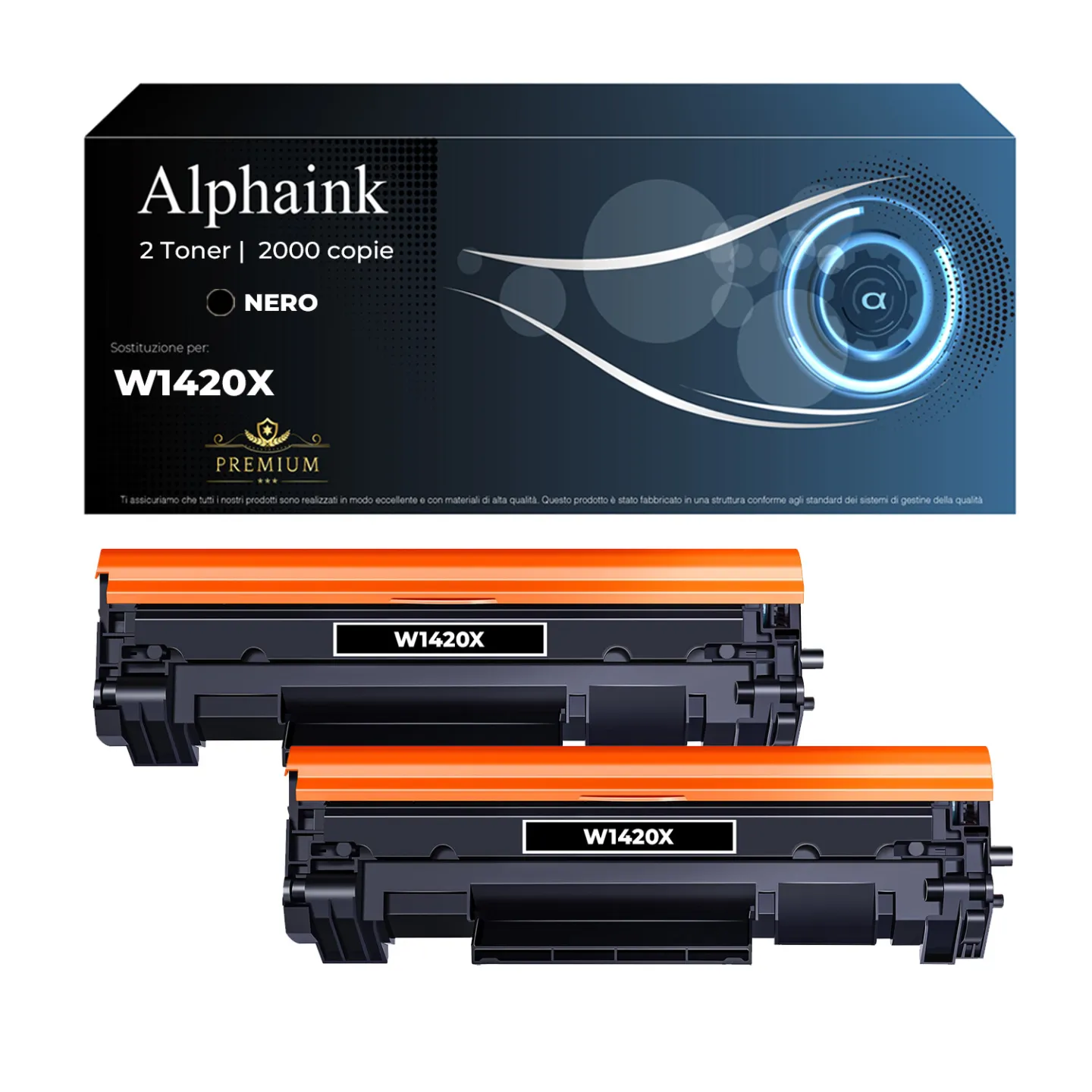 Toner compatibile per HP  W1420XT02 | Alphaink - Qualità e Risparmio