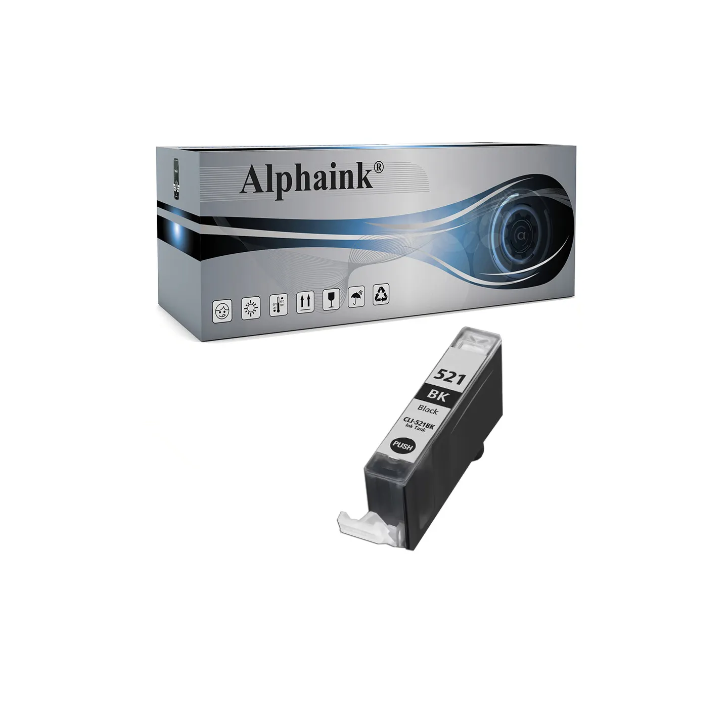 Cartucce Compatibili per CANON CLI521BK | Alphaink - Qualità e Risparmio