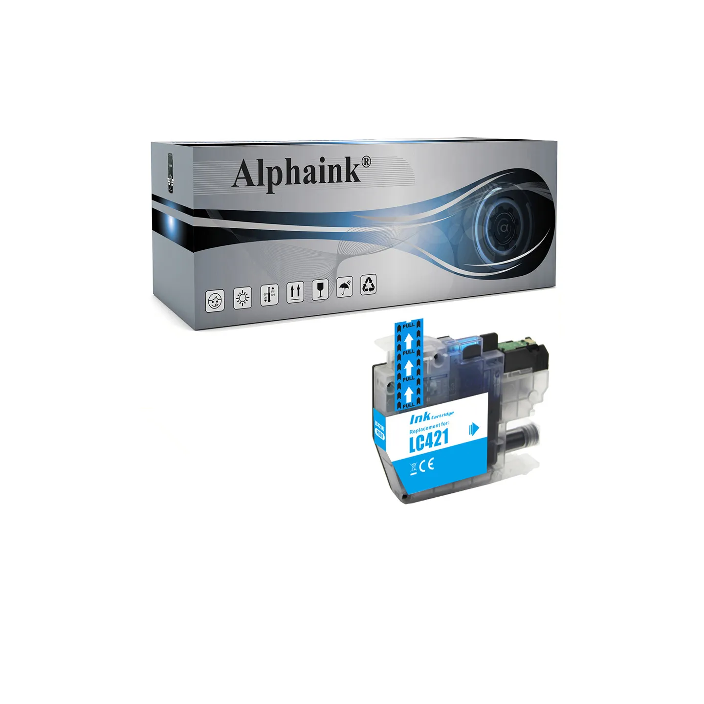 Acquista la Cartuccia Brother LC-421XL-C di Alphaink