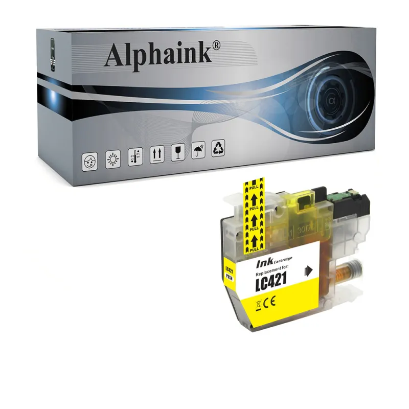 Acquista la Cartuccia Brother LC-421XL-Y di Alphaink