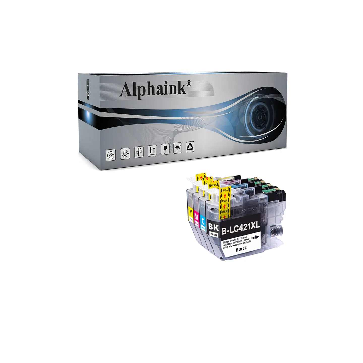 Acquista le Cartucce Kit 4 Brother LC-421XL di Alphaink