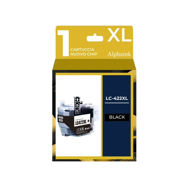 Acquista la Cartuccia Brother LC-422XL-BK di Alphaink