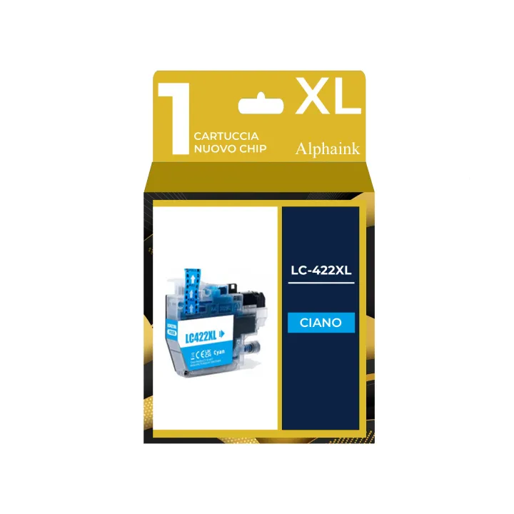 Acquista la Cartuccia Brother LC-422-C di Alphaink