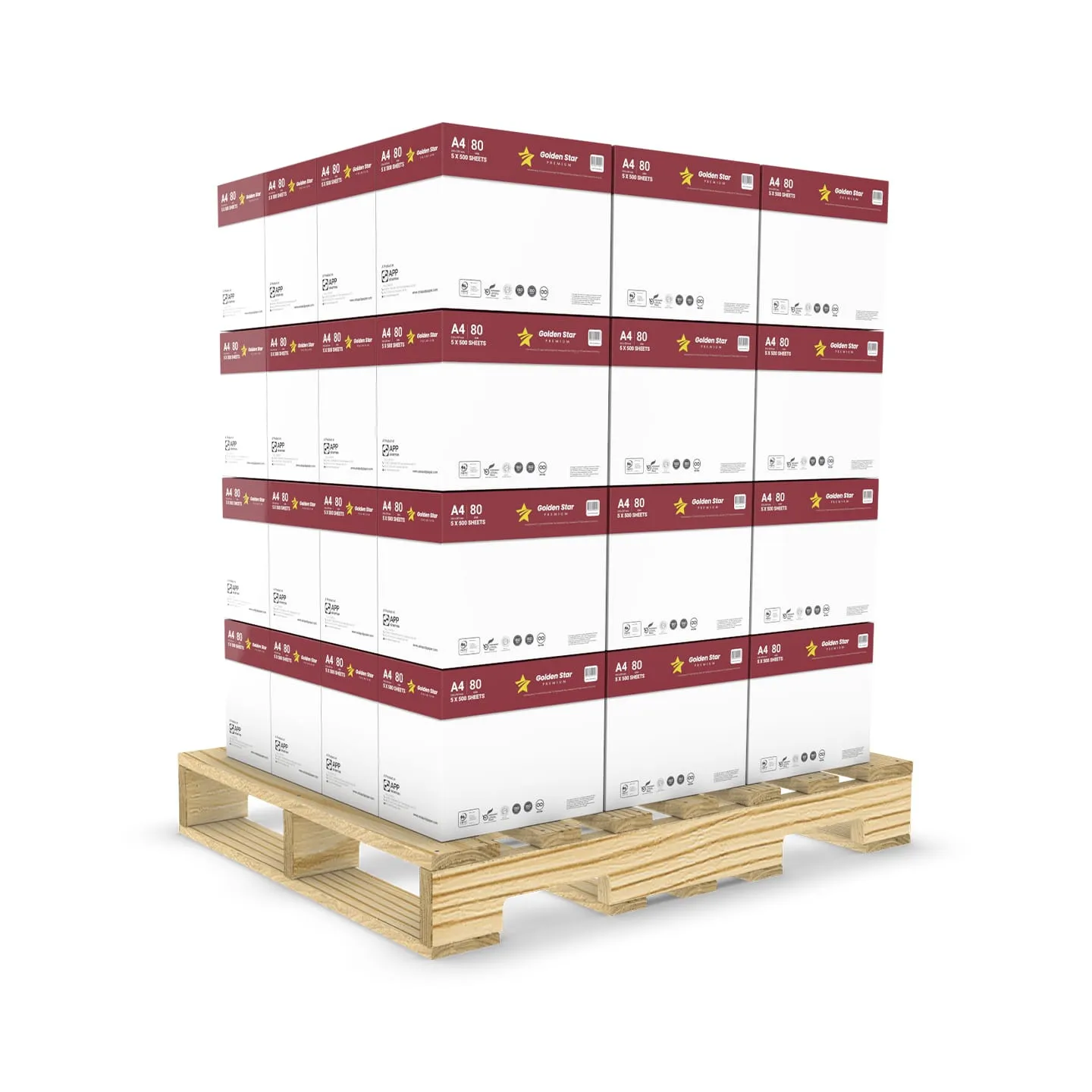 Scegli Bancale di Carta A4 Golden Star per fotocopie | 240 Risme