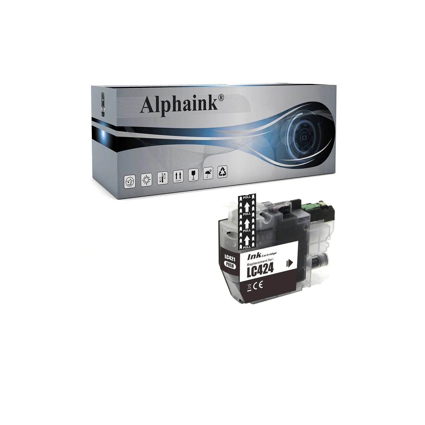 Acquista la Cartuccia Brother LC-424-BK di Alphaink