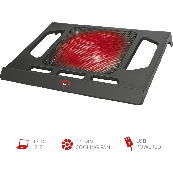 Trust Gaming GXT 220 Kuzo – Base di Raffreddamento per Laptop fino a 17"