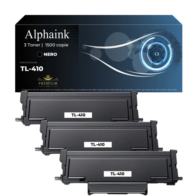 Kit 3 Toner TL-410 Compatibili per Pantum Nero | Alphaink