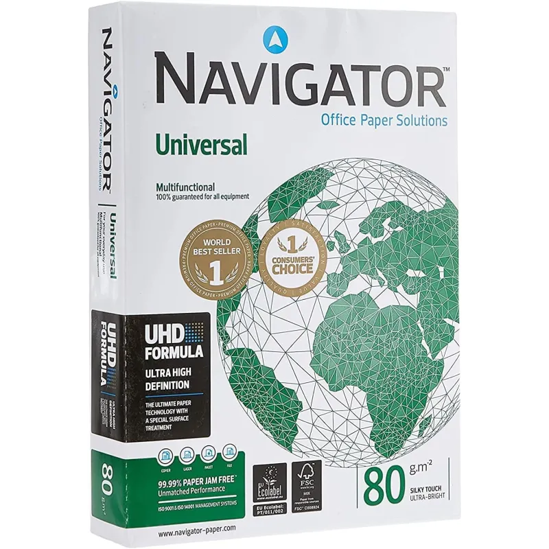 Acquista Carta A4 Navigator | 1 Risma | 80 gr - Alphaink
