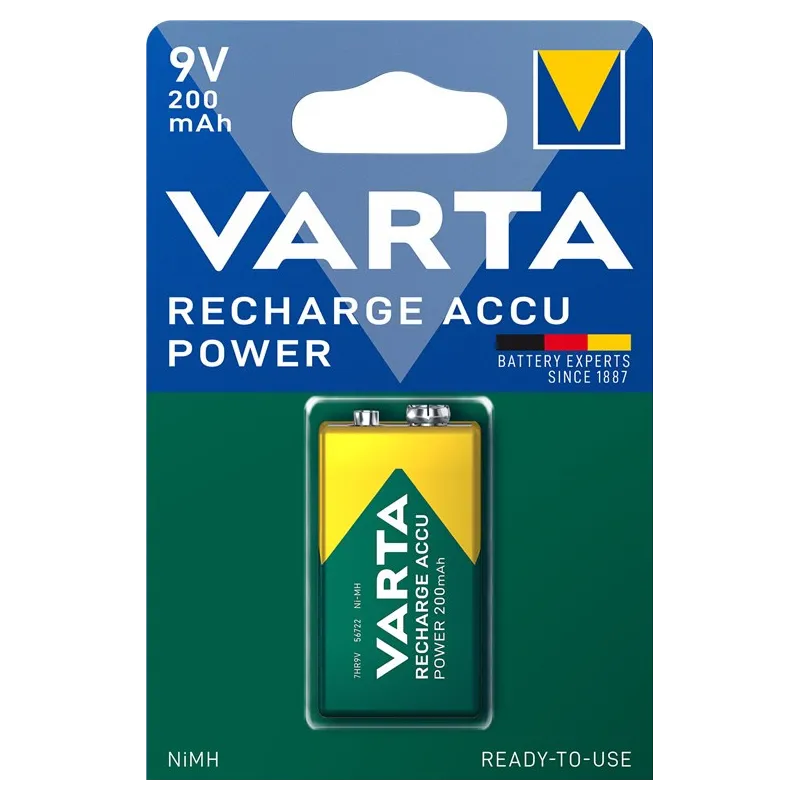 Batteria-Ricaricabile-9V-200mAh-Varta