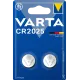 Batteria-VARTA-CR2025-confezione-2-pile-in-Litio-a-Bottone-Piatta-Specialistica-3-Volts-Diametro-20mm-Altezza-1,6mm