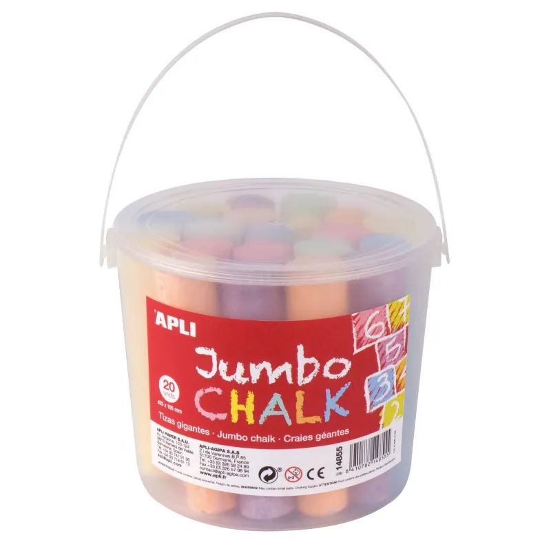 Apli-Kids-Scatola-Gessi-Rotondi-in-Colori-Assortiti