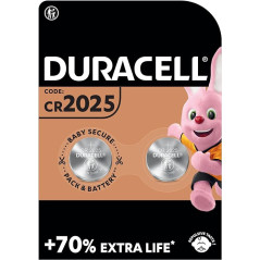Batterie-Duracell-Alkaline-CR2025-3V-2-Pezzi