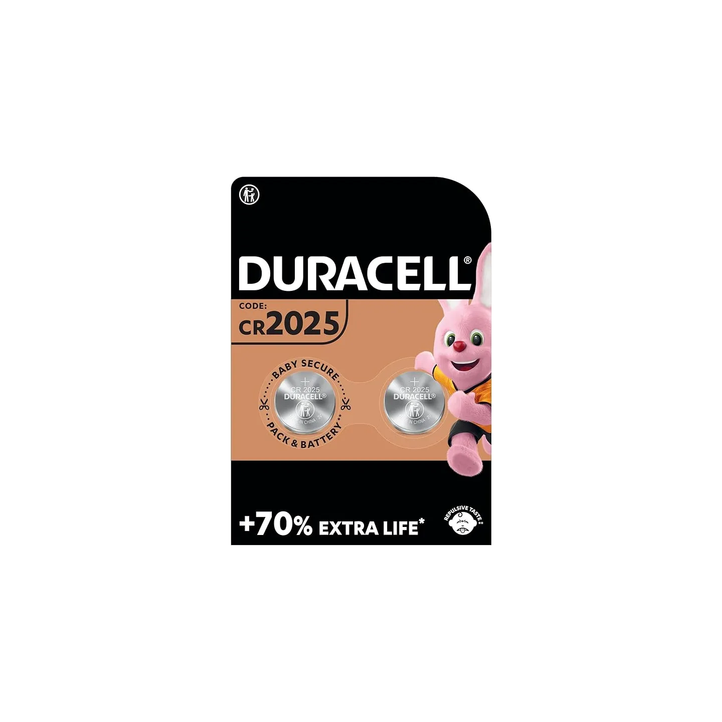 Batterie-Duracell-Alkaline-CR2025-3V-2-Pezzi