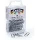 80 Fermagli Zincati Leone Dell'Era N°3 - mm. 28 - Scatola appendibile - Made in Italy