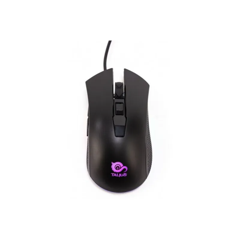 Talius Lancer Mouse Gaming USB 6400 dpi - 5 pulsanti - Illuminazione RGB - Uso Destro- Cavo da 1,80 m - Colore nero