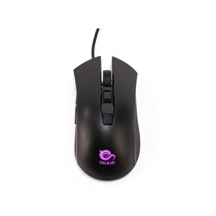 Talius Lancer Mouse Gaming USB 6400 dpi - 5 pulsanti - Illuminazione RGB - Uso Destro- Cavo da 1,80 m - Colore nero
