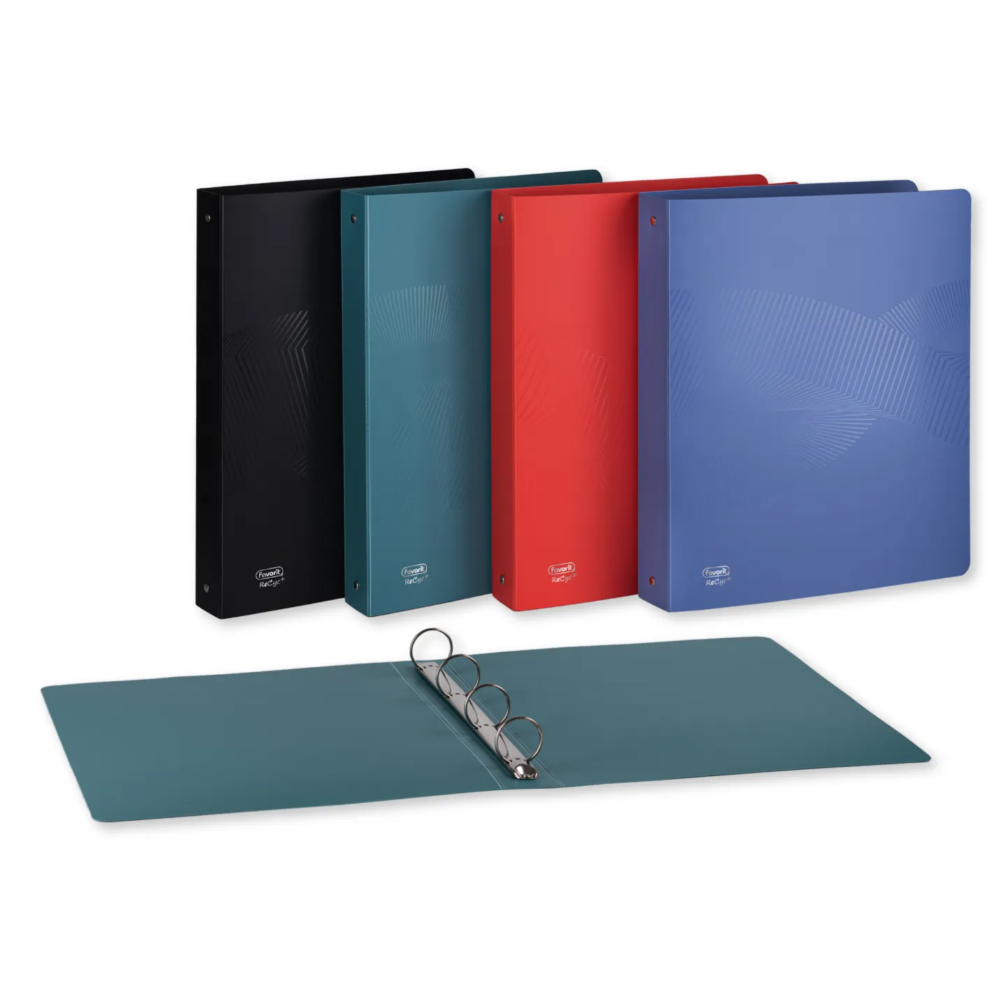 Raccoglitore in PP OSMOSE RECYC 22x30mm dorso 30 - Rosso