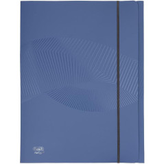 Favorit Cartella 3 Lembi con Elastico Osmose, 24 x 33 Cm, Dorso 0-1 Cm, Polipropilene Opaco Riciclato, Certificazione Blu Angel,