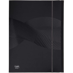 Favorit Cartella 3 Lembi con Elastico Osmose, 24 x 33 Cm, Dorso 0-1 Cm, Polipropilene Opaco Riciclato, Certificazione Blu Angel,