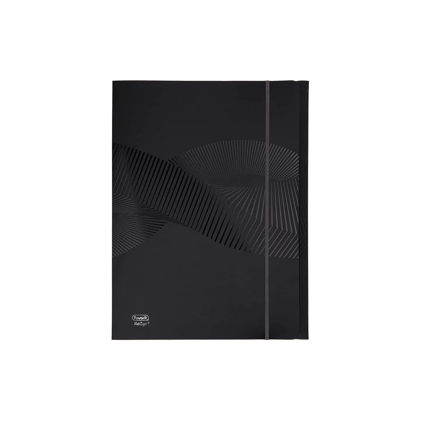 Favorit Cartella 3 Lembi con Elastico Osmose, 24 x 33 Cm, Dorso 0-1 Cm, Polipropilene Opaco Riciclato, Certificazione Blu Angel,