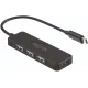 Hub USB-C - 3x USB 2.0 e 1x USB 3.0 - Velocità fino a 5 Gbit/s