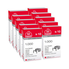 Punti-Metallici-per-Cucitrice-N-Oro-Passo-6-mm-