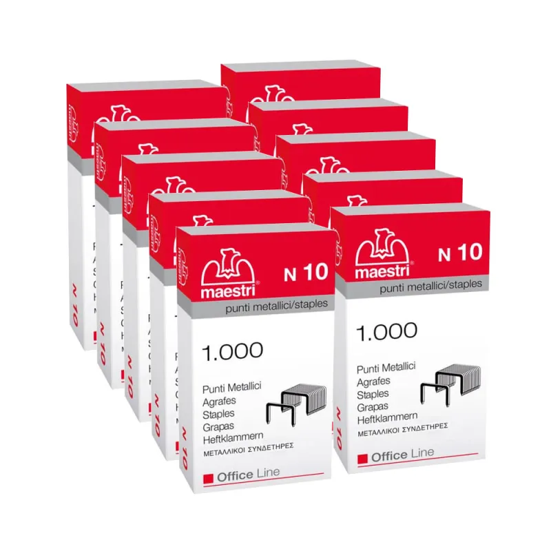 Punti-Metallici-per-Cucitrice-N-Oro-Passo-6-mm-