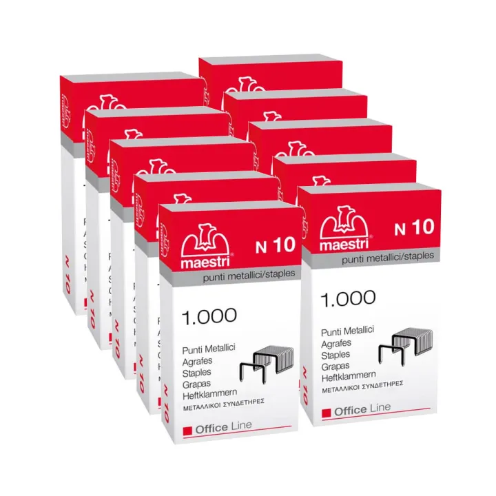 Punti-Metallici-per-Cucitrice-N-Oro-Passo-6-mm-