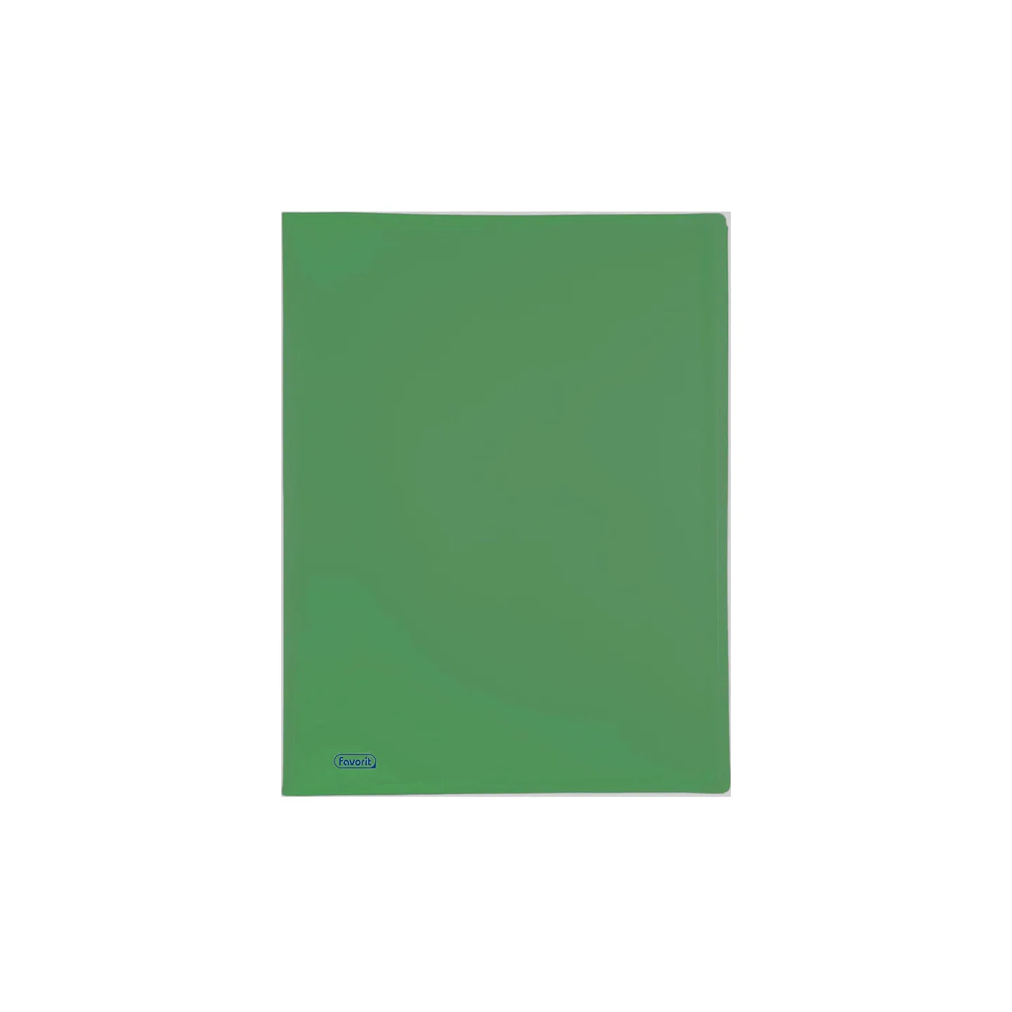 Portalistino-Favorit-Formato-A4-40-Buste-Trasparenti-Finitura-in-Buccia-d'Arancia-Colore-Verde