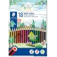 Staedtler Noris Color 185 Confezione da 18 matite colorate esagonali - Resistenza alla rottura - Colori assortiti