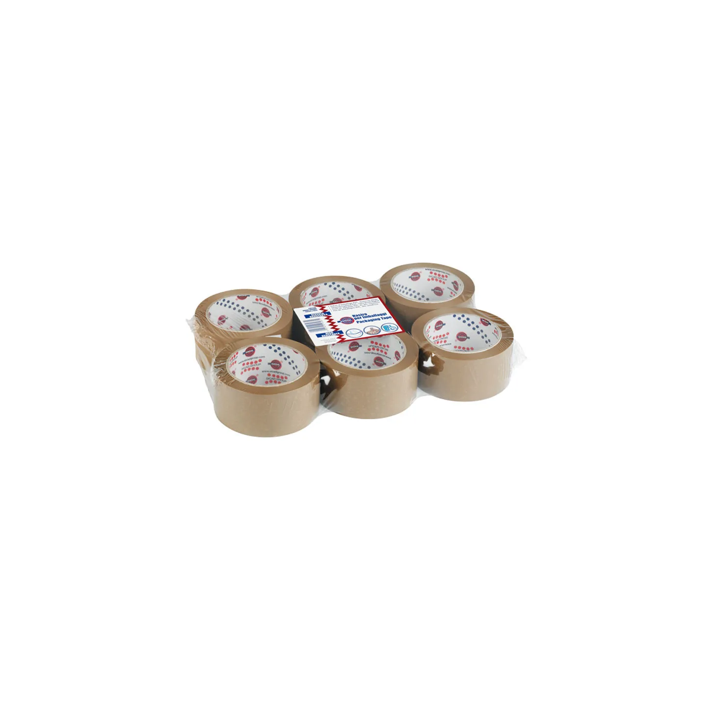 Nastro-Eurocel-PVC-330-con-srotolamento-silenzioso-50-mm-x-66-m-Avana-Confezione-da-6-rotoli